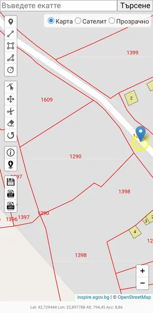 Парцел за жилищни нужди в близост до центъра на града